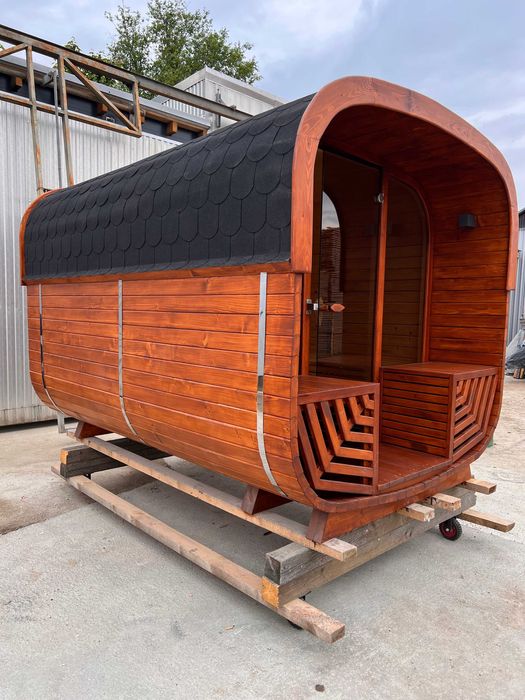Sauna Ogrodowa/Beczka Ogrodowa/Bania Ruska z piecem elektrycznym