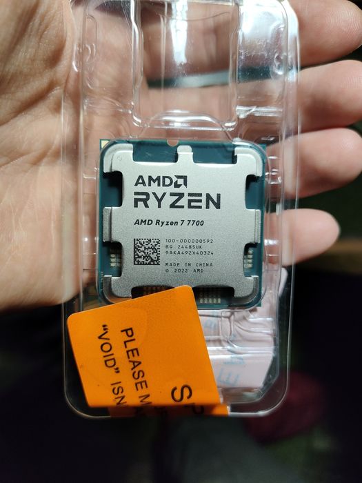 Процесор Ryzen 7 7700 в наявності, перевірений, є оперативка