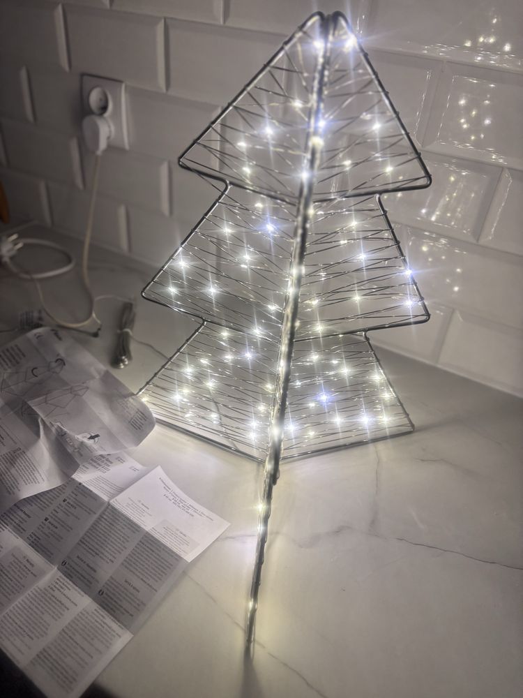 Choinka led wysoka 45 zewnętrzna święta IP 44