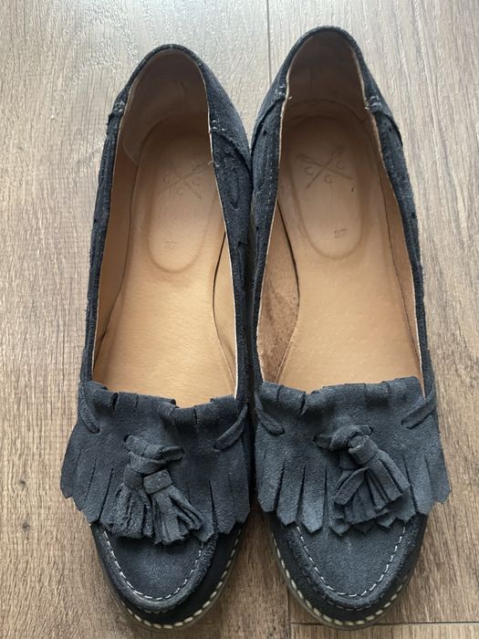 Замшеві лофери CCC 37р.