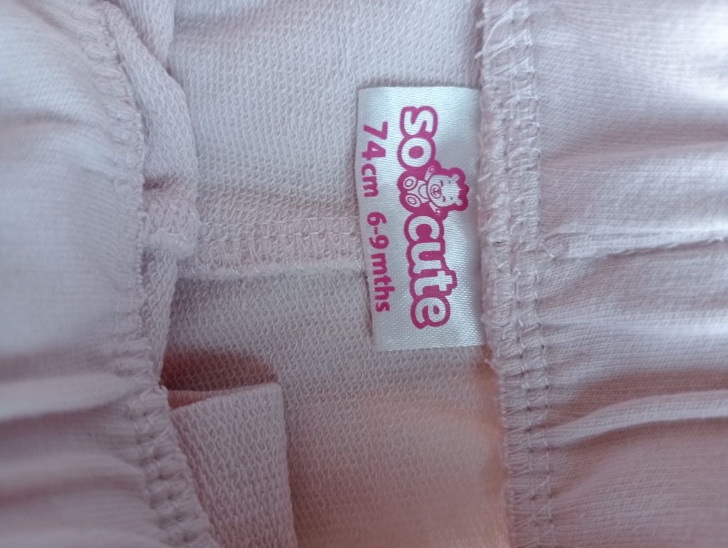 Spodnie dresowe dla dziewczynki r.74