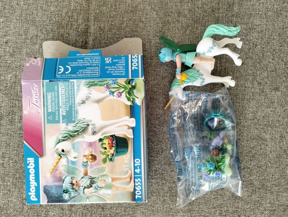 Klocki Playmobil 70655 Fairies Wróżka Karmiąca Jednorożca