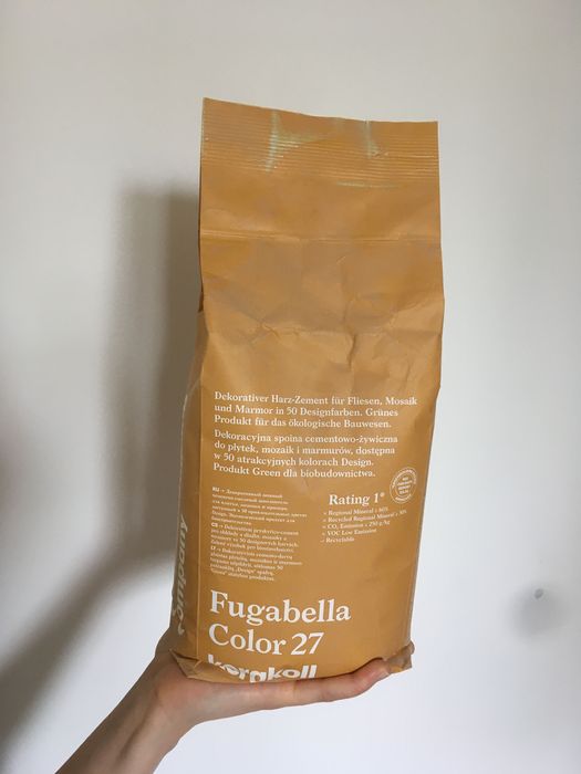Fuga Fugabella Kerakoll 3kg żółty Kolor 27