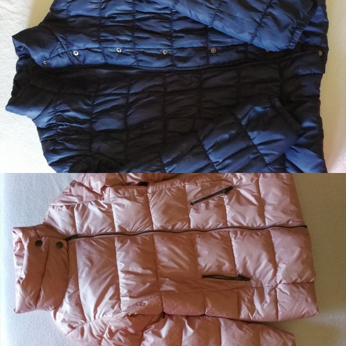 NOVOS Blusões Rosa 12-14 e Azul S/M