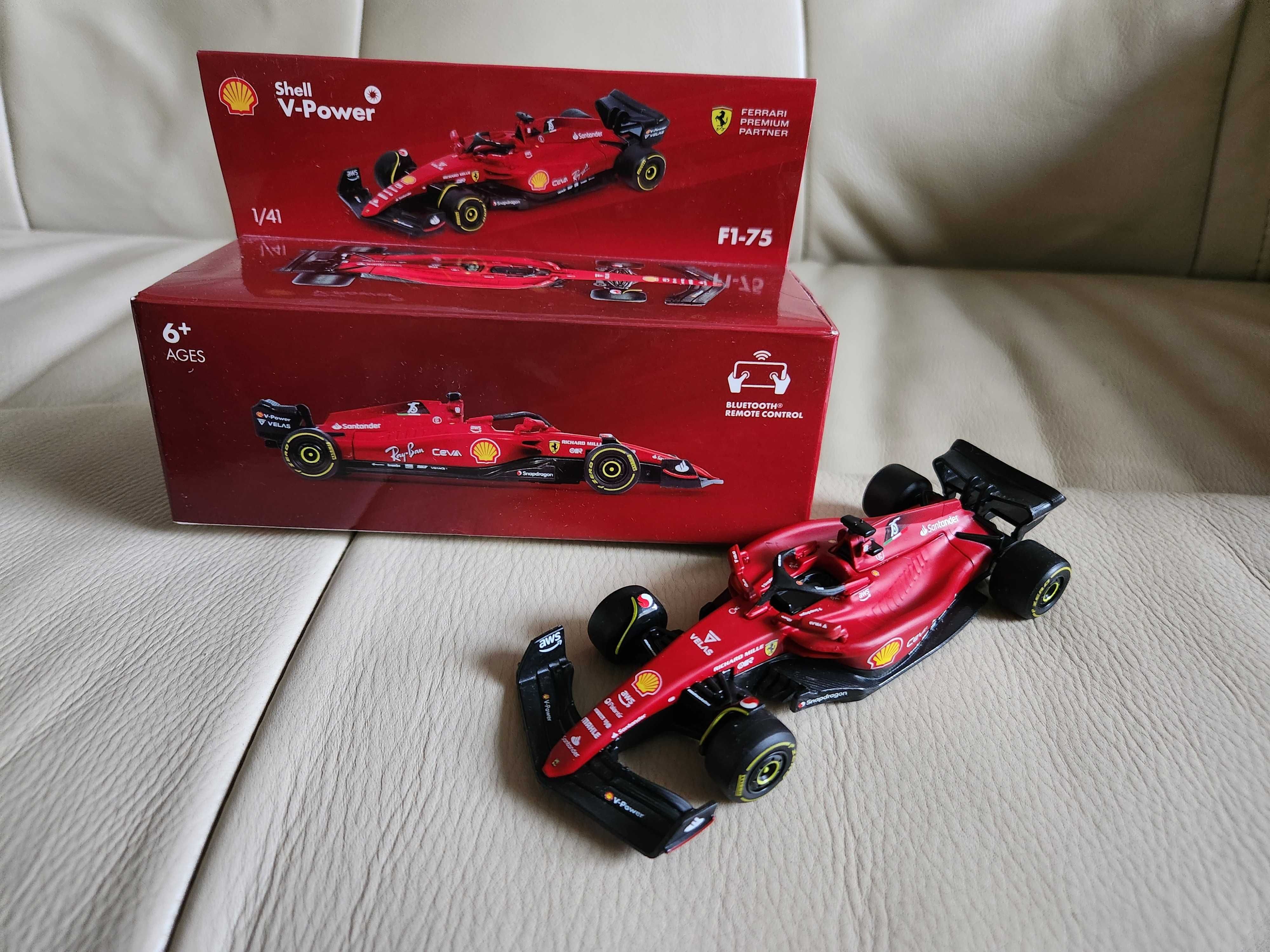 Zdalnie sterowany Bluetooth model samochodu FERRARI F1-75.