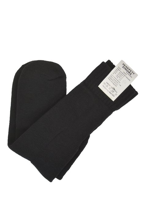 Skarpety zimowe wojskowe 539/mon czarne 23-24