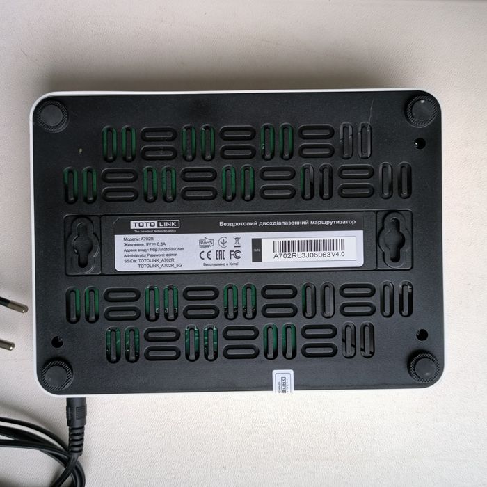 Роутер Wi-Fi TotoLink A702R
