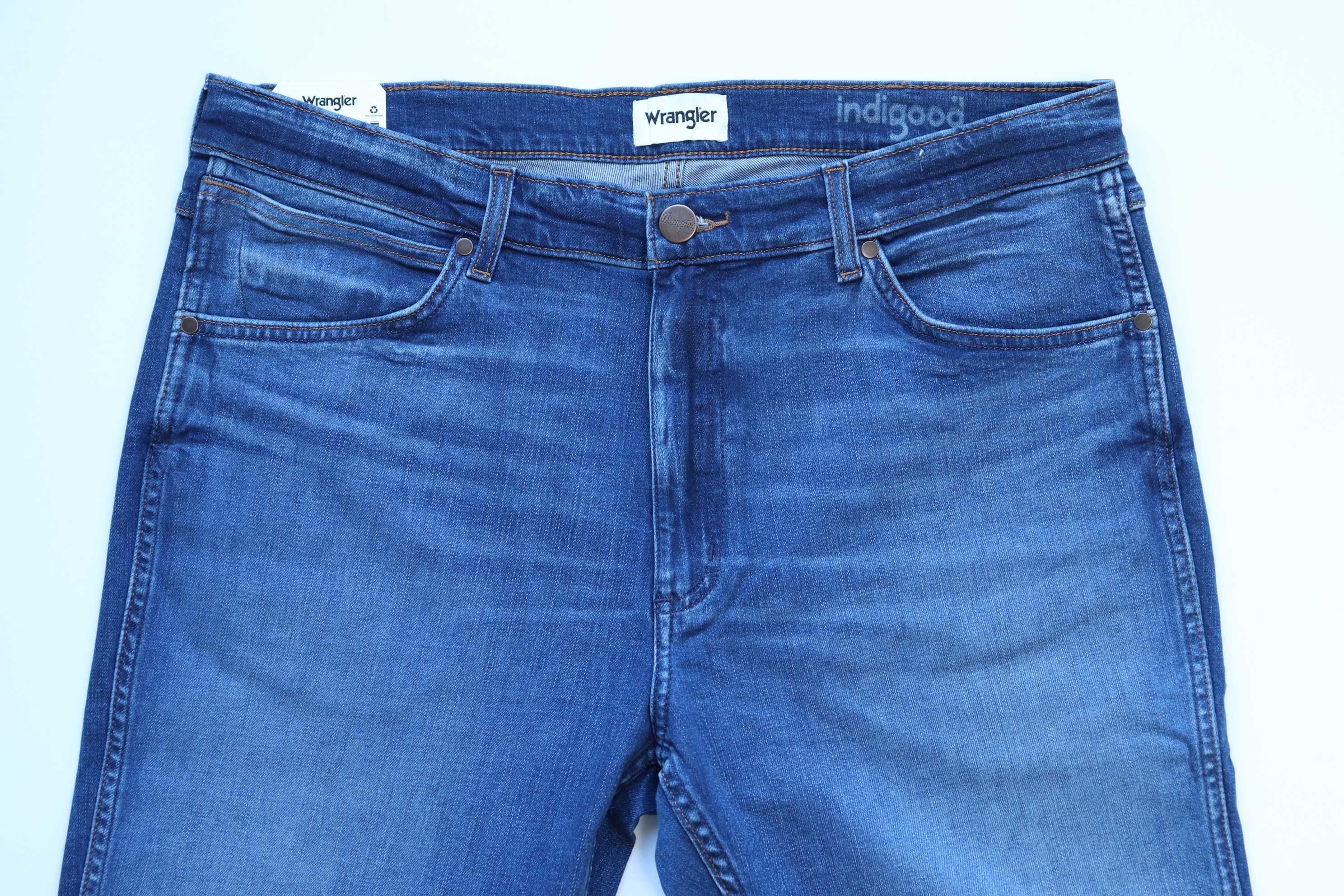 WRANGLER GREENSBORO W38 L30 męskie spodnie jeansy regular  nowe