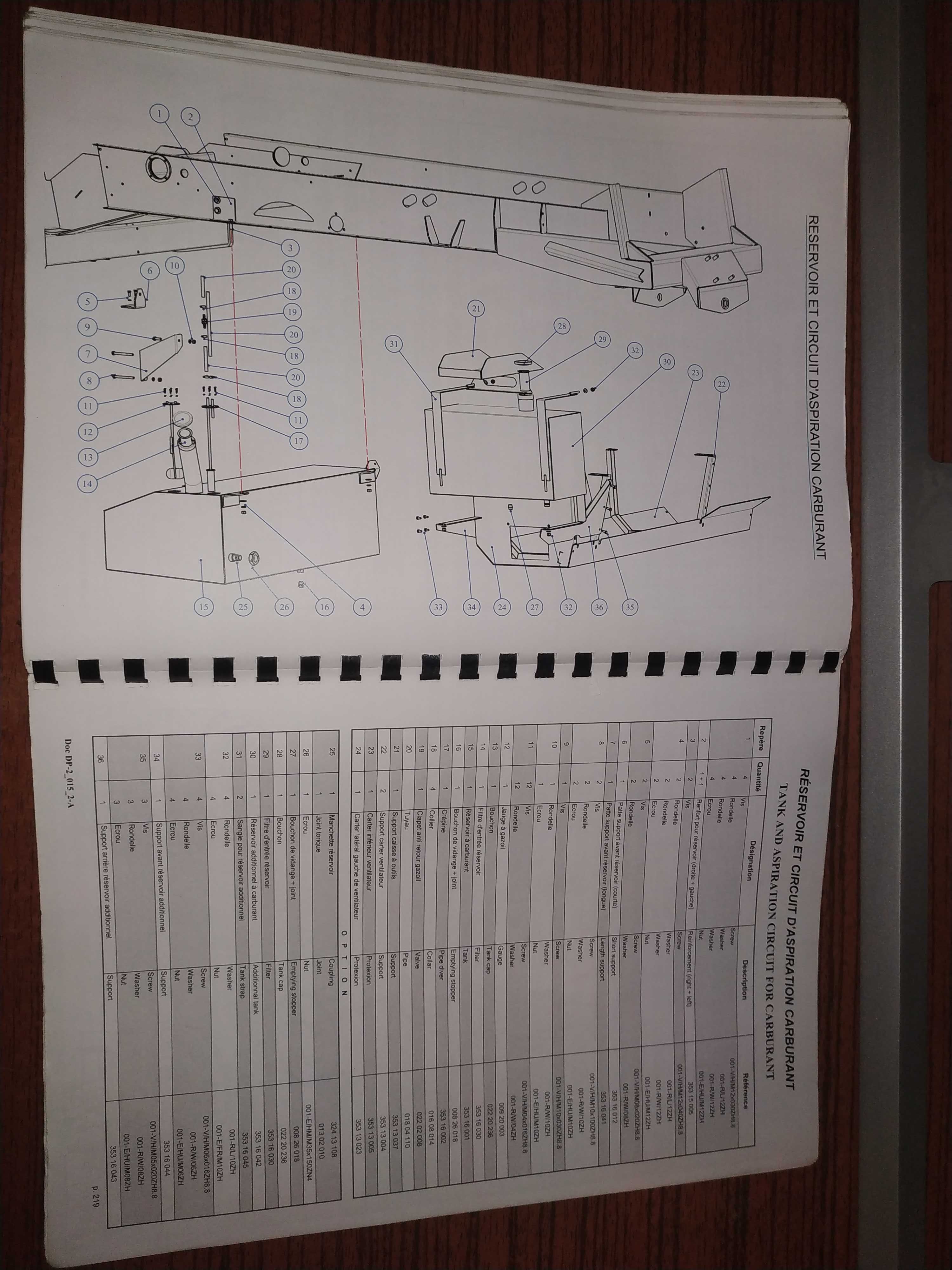 Інструкція-схема комбайна Baural DP 4000