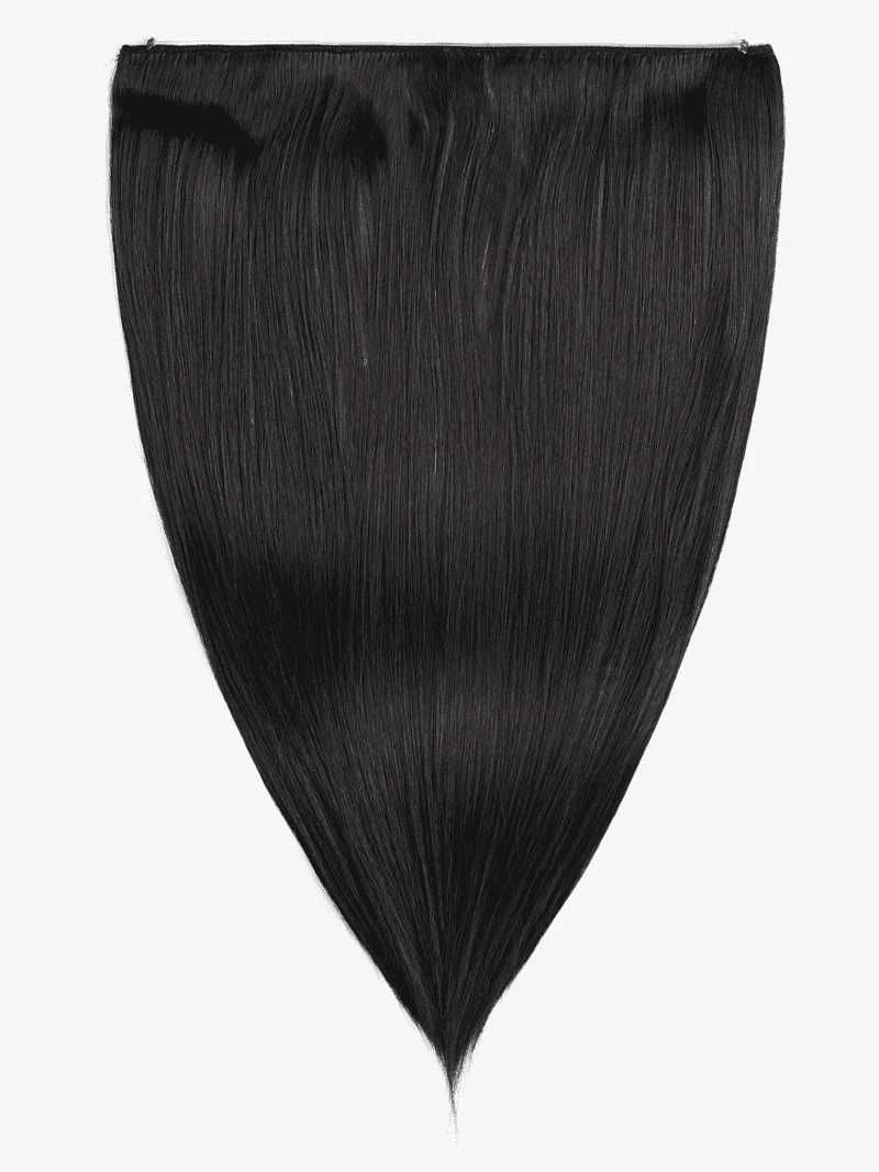 Flip in zestaw włosów na żyłce ok 57 cm - czarne - #1