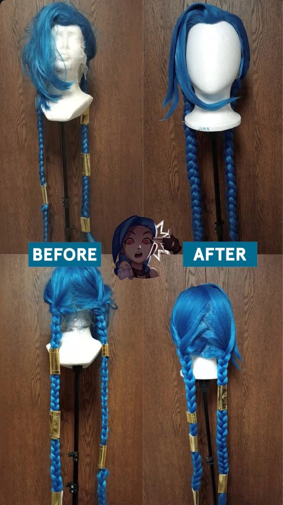 Wig - Dla Jinx z Arcane
