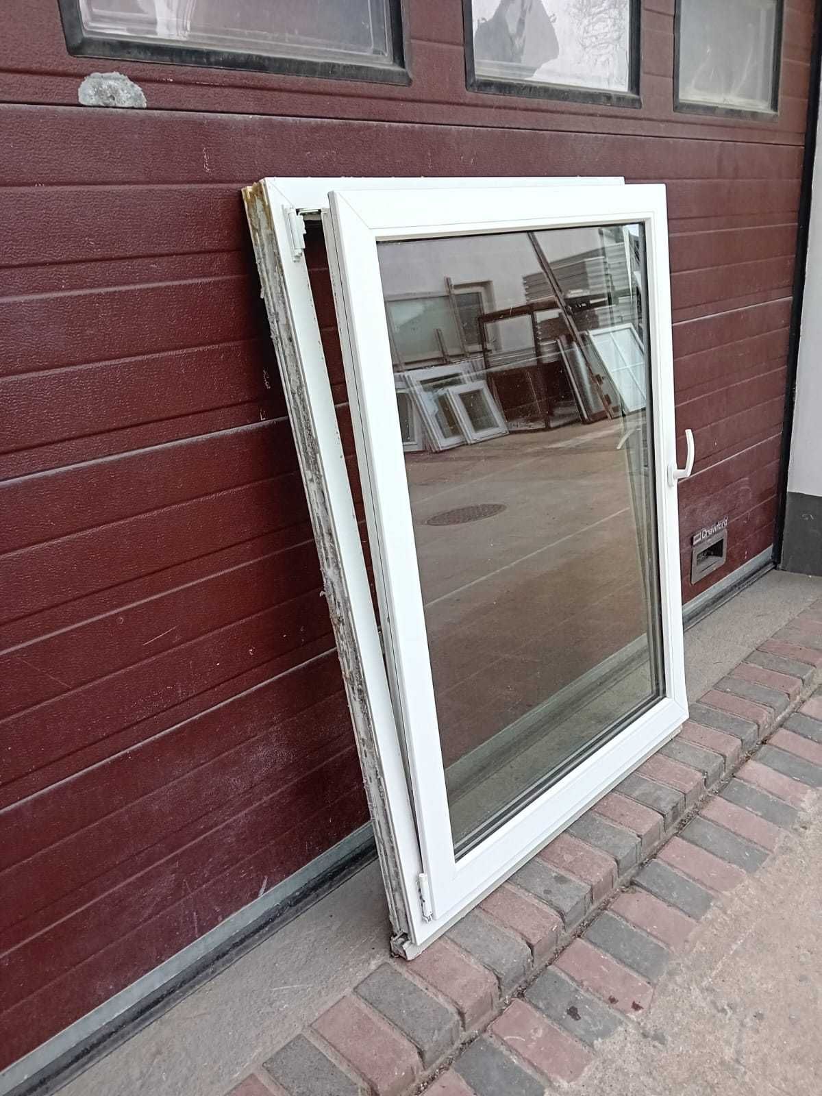 Okno jednoskrzydłowe Niemieckie białe 109x144 pcv okna DOWÓZ CAŁY KRAJ