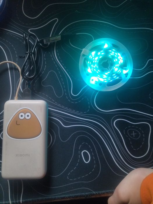 Нова 5 метрова RGB світлодіодна стрічка 5V USB