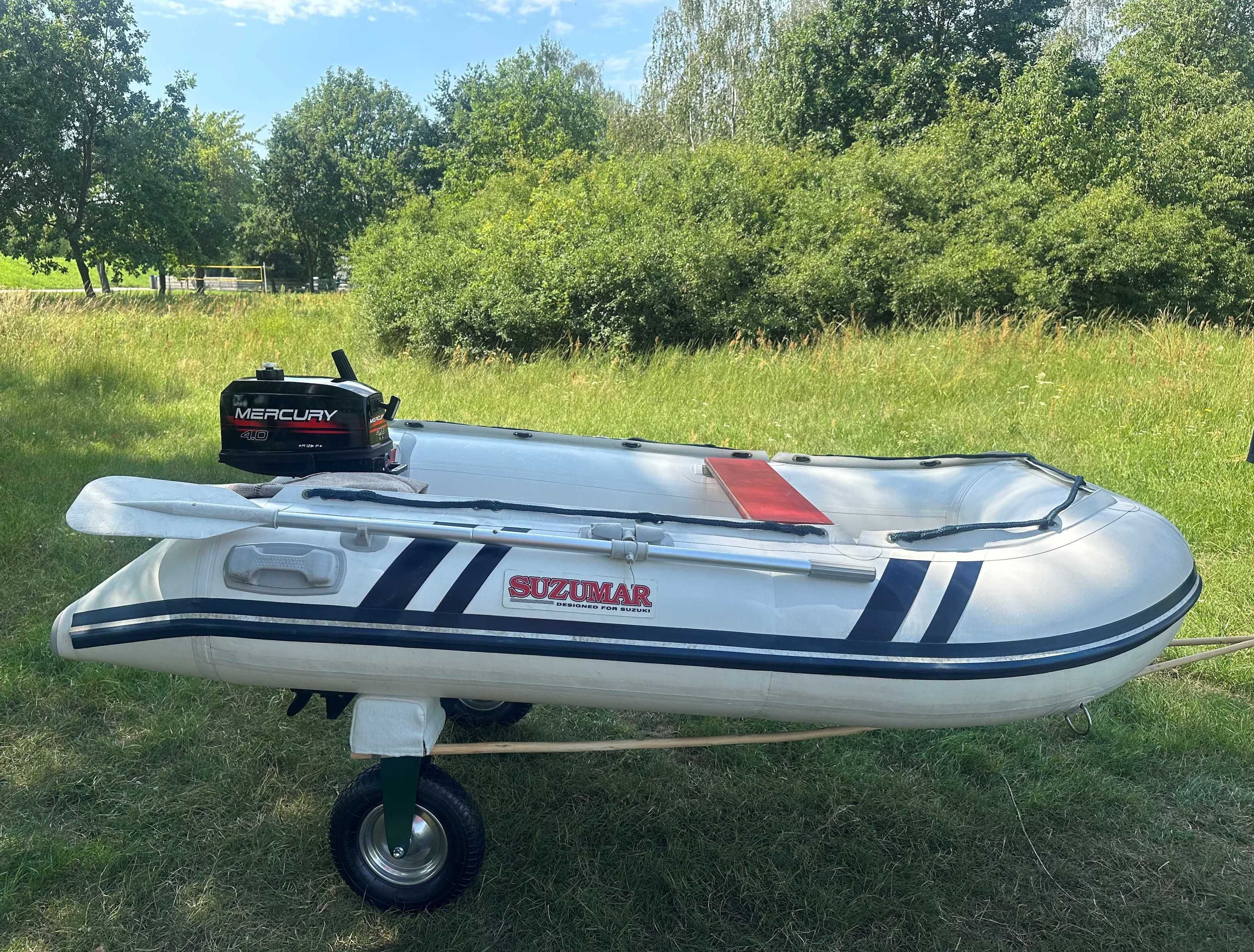 Ponton  Suzumar Airdeck V , MX-260 ( DS-260 VIB )   Mercury 4 KM 2takt