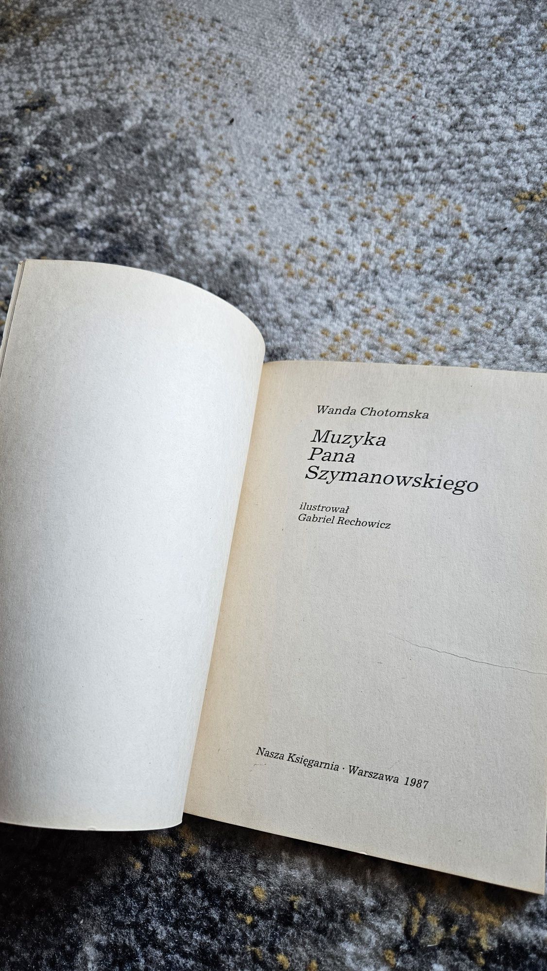 Wanda Chotomska Muzyka Pana Szymanowskiego