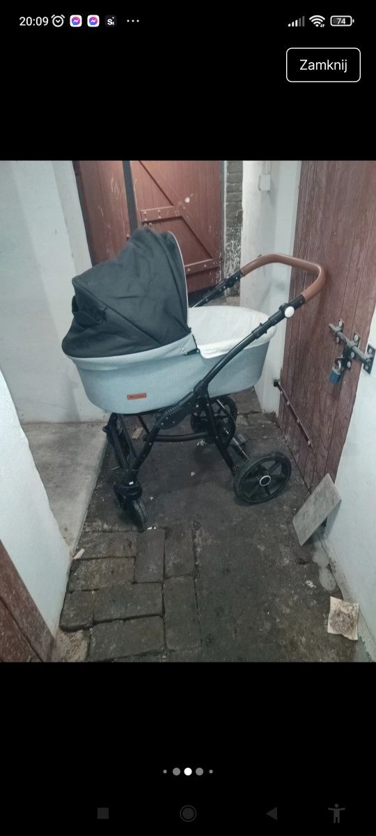 wózek głęboko-spacerowy Riko Basic Plus 2w1