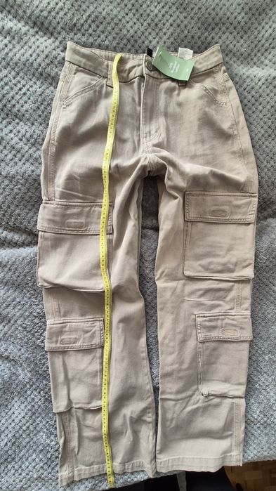 Spodnie jesień h&m rozm. 36 nowe bojówki
