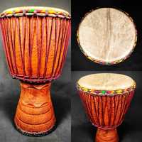 Bębny djembe z Wybrzeża Kości Słoniowej 12,7" ,13", 13,5", 14"