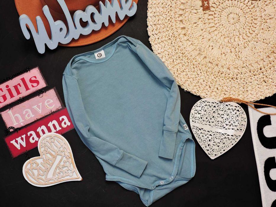 Müsli - pastelowe body bawełna r 86