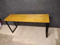 Konsola loft drewno metal
