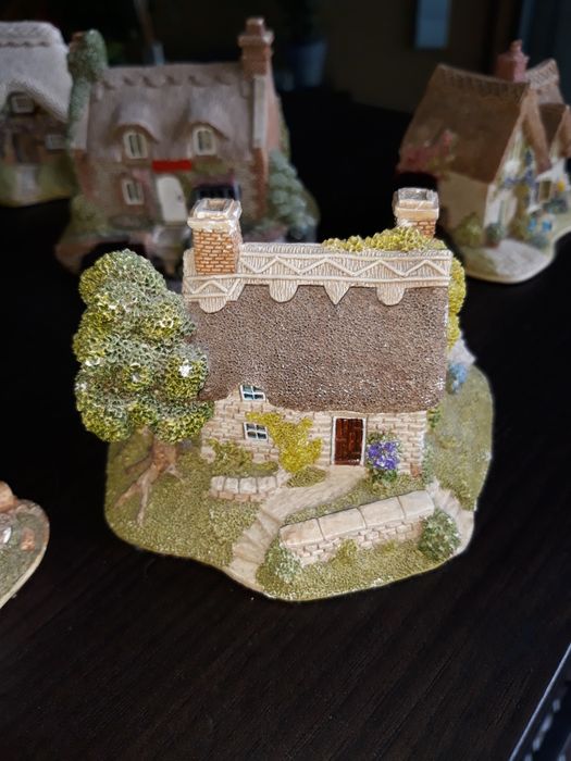 Coleção rara 8 miniaturas Liliput Lane Cottage tipico inglês