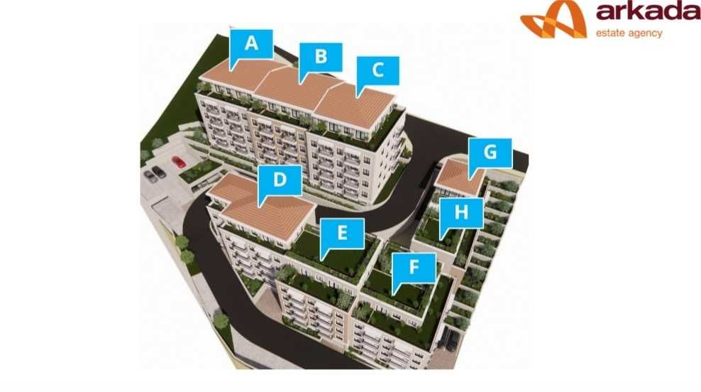 Продам 1к. квартиру в Чорногорії (Будва) з видом на море та ліс!!!46м2