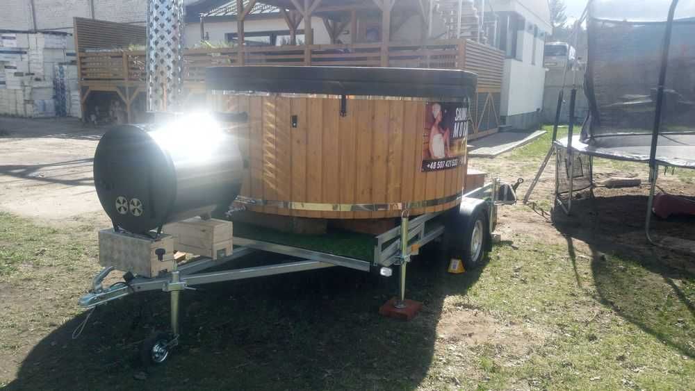 Mobilna Balia-Jacuzzi-mobilne spa. Wynajem pod dom.