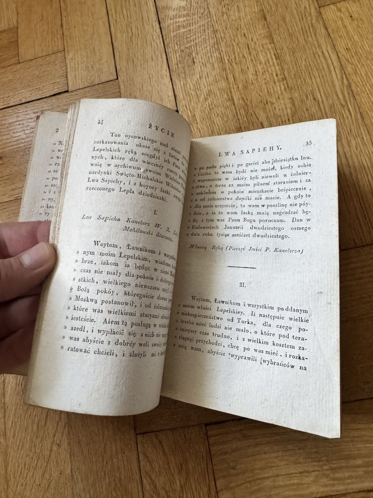 Kognowicki Orzechowski Żywoty sławnych polaków 1830 tom 2 Radom