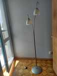 Lampa stojąca z dwoma kloszami