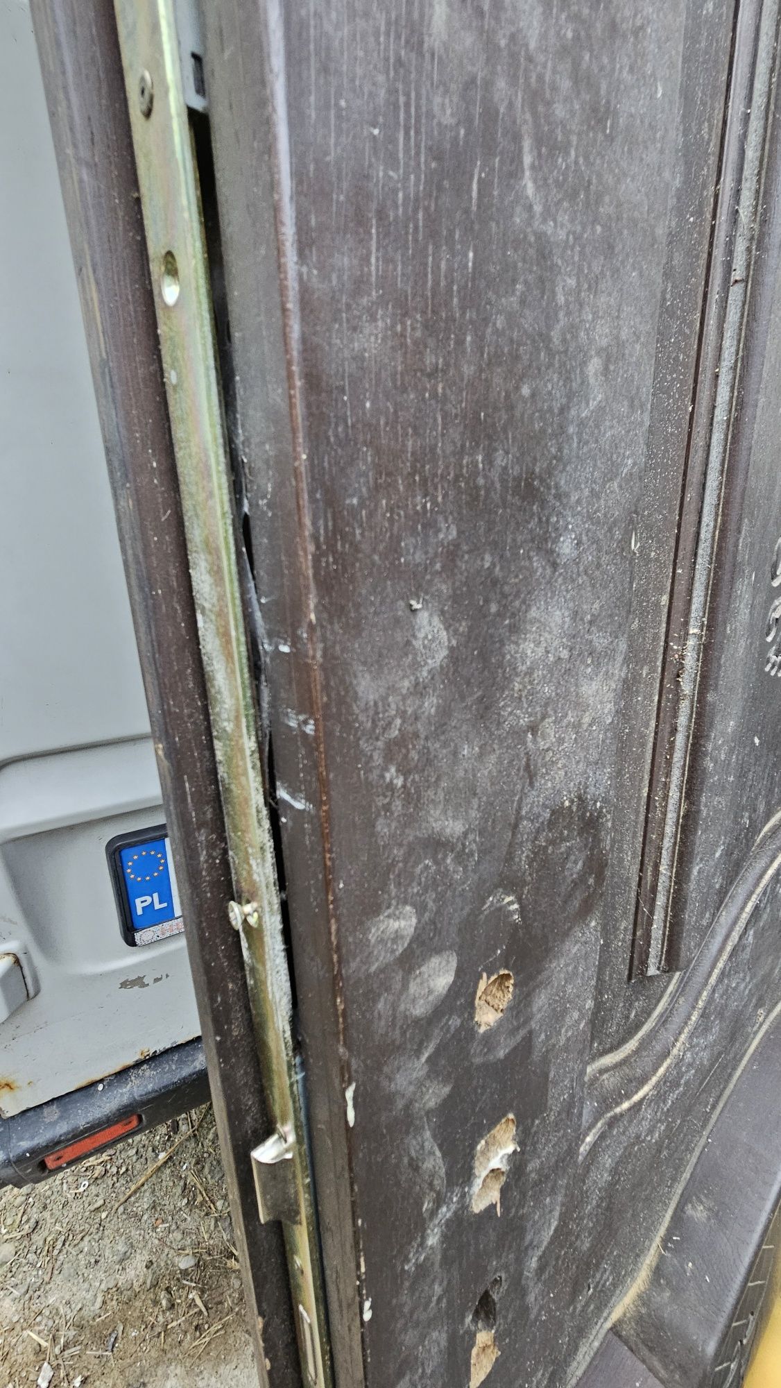 Stare Drzwi Dębowe Wejściowe Zewnętrzne 100 kg zabytkowe antyk