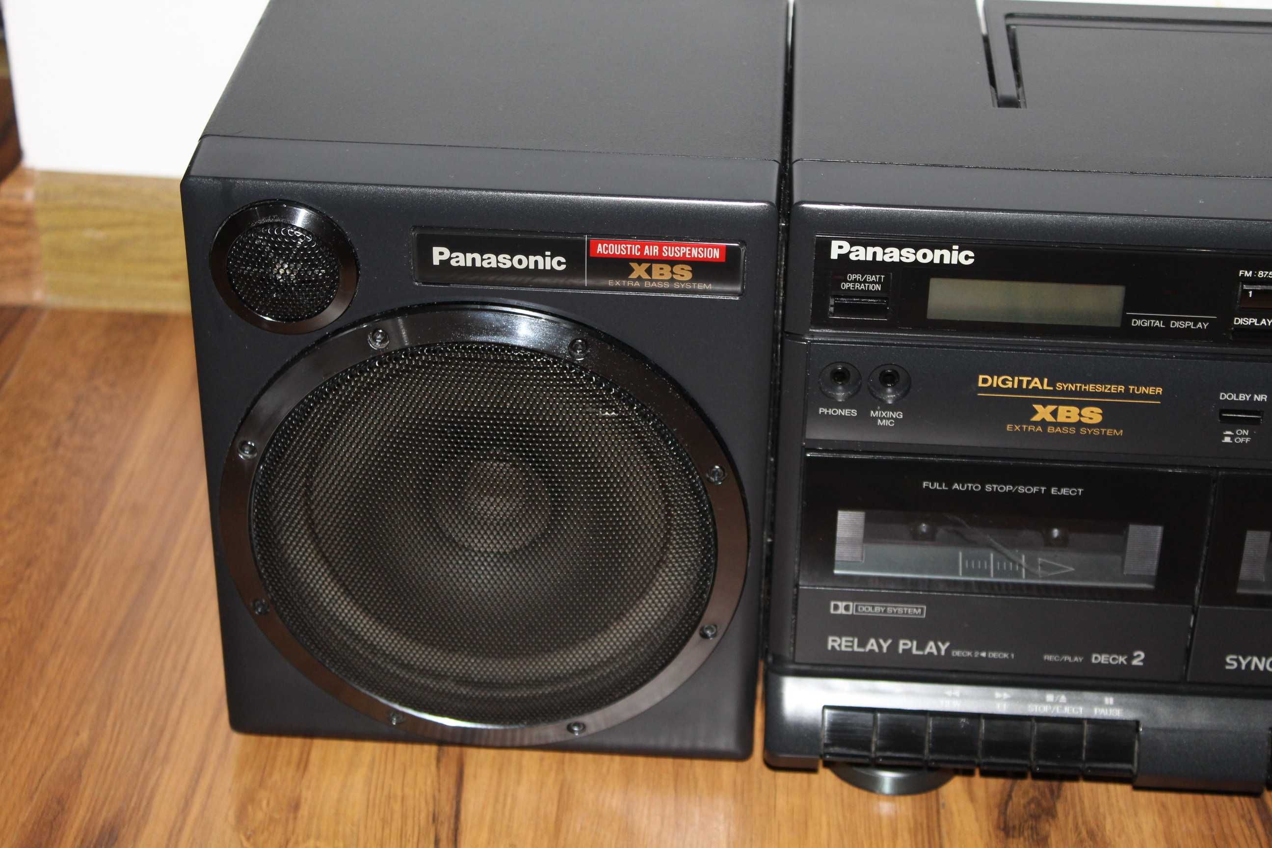 PANASONIC RX-CT900 XBS Bombox radiofm/am kaseta equalizer aux Wysyłka