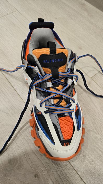 Balenciaga track blue orange