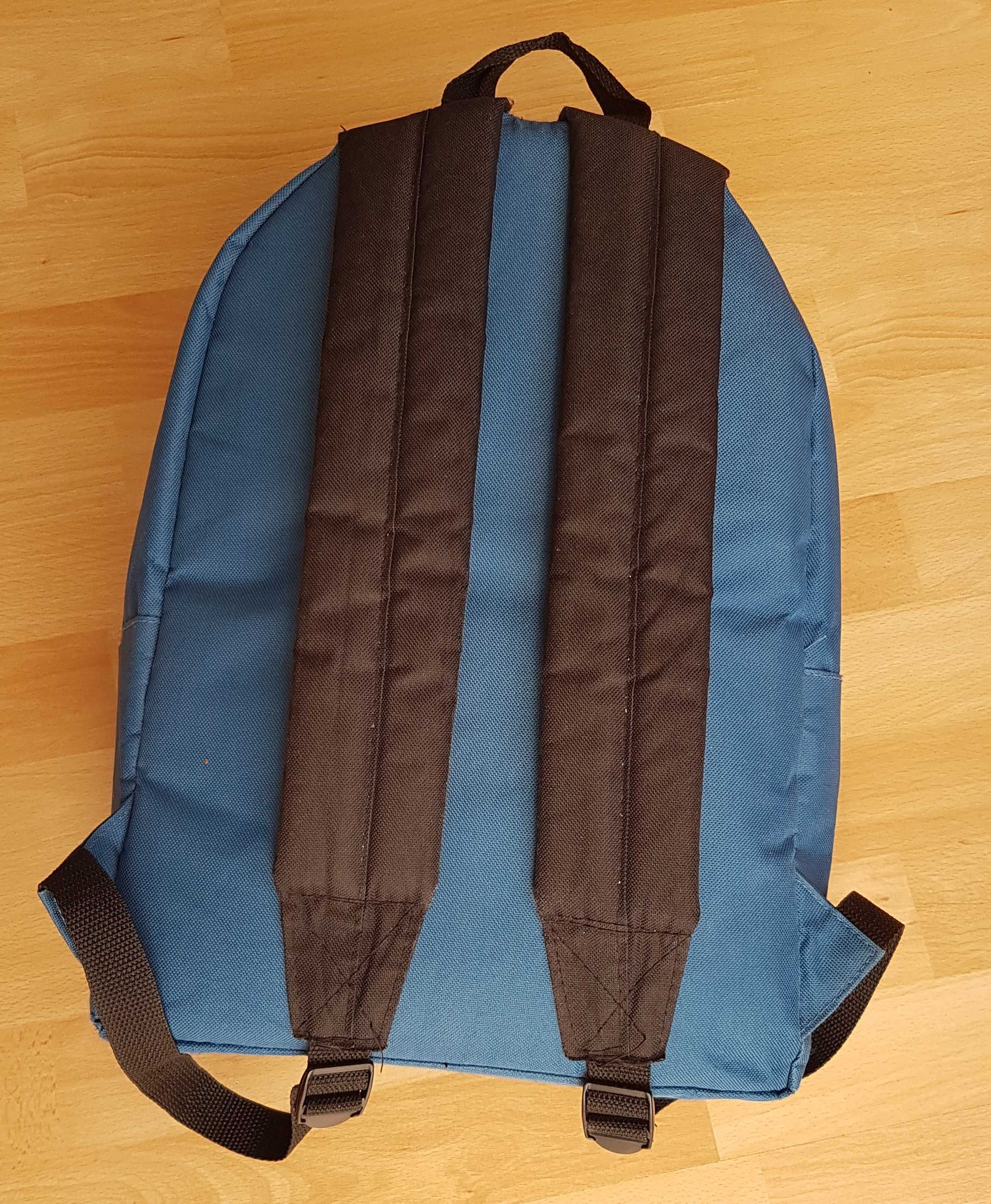 plecak 40x30 cm -kolor niebieski-katon