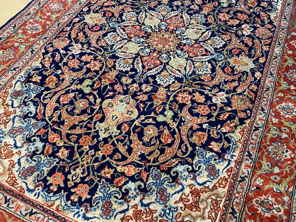 Teheran Persja 220 # 140 Perski dywan z Iranu - wełna kork