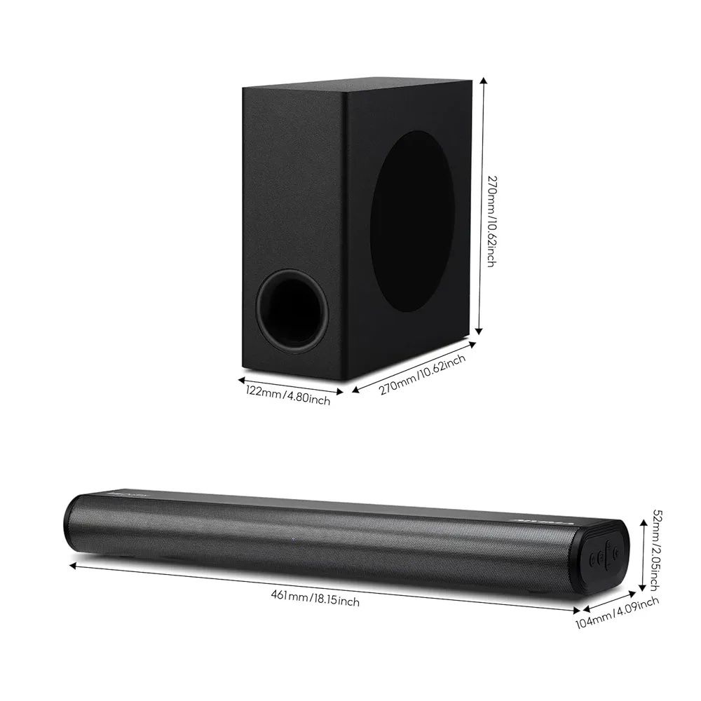 AIYIMA S07 soundbary do Smart TV z Dolby Atmos, 3D Surround Sound
