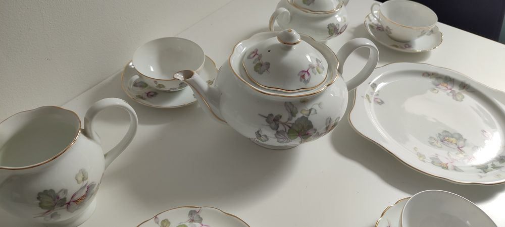 Serviço de chá porcelana Vista Alegre