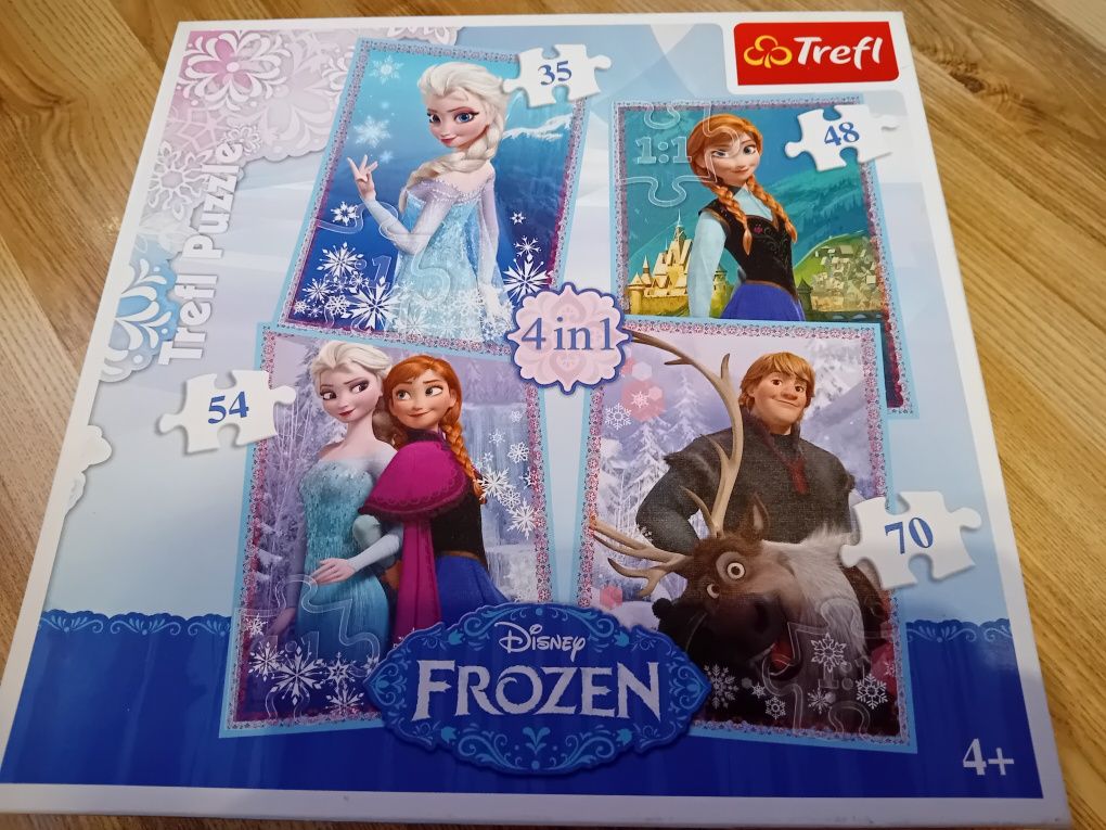 Puzzle 4in 1 Frozen 4+