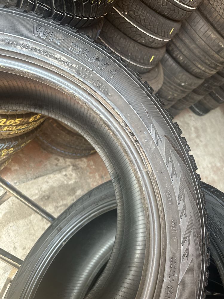 Шины Бу 275 45 R 21 Nokian WrSuv 4 резина зима комплект