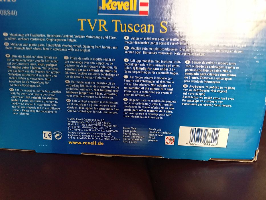 Модель авто TVR 1:18