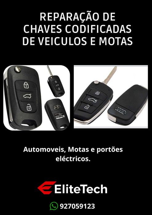 Reparação Telemóveis, Computadores,Trotinetes, Chaves Codificadas