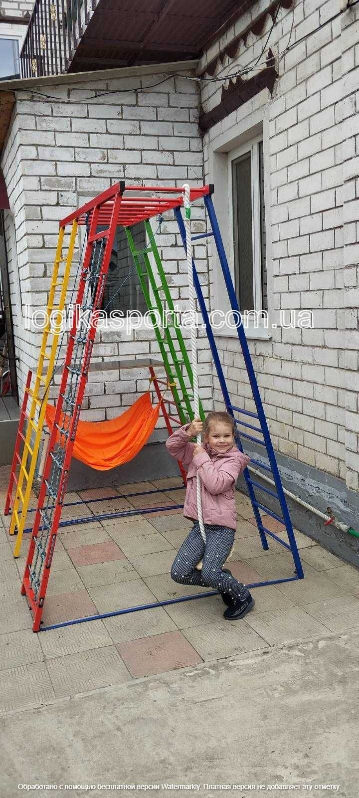 Игровая детская площадка 1,5- 2 м, Спортивный комплекс, Горка, качели