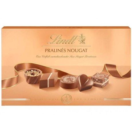 Шоколадні цукерки Lindt praline nougat 125г. Все на PESTO-ITALY.COM.UA