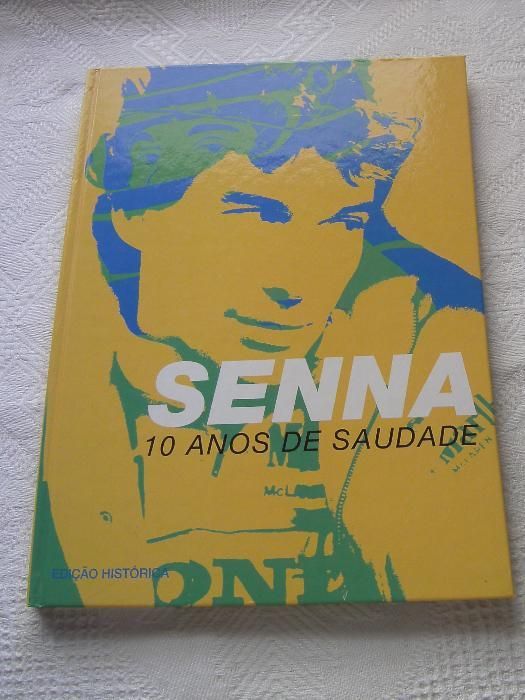 Livro de capa Dura (Senna 10 Anos de Saudade)