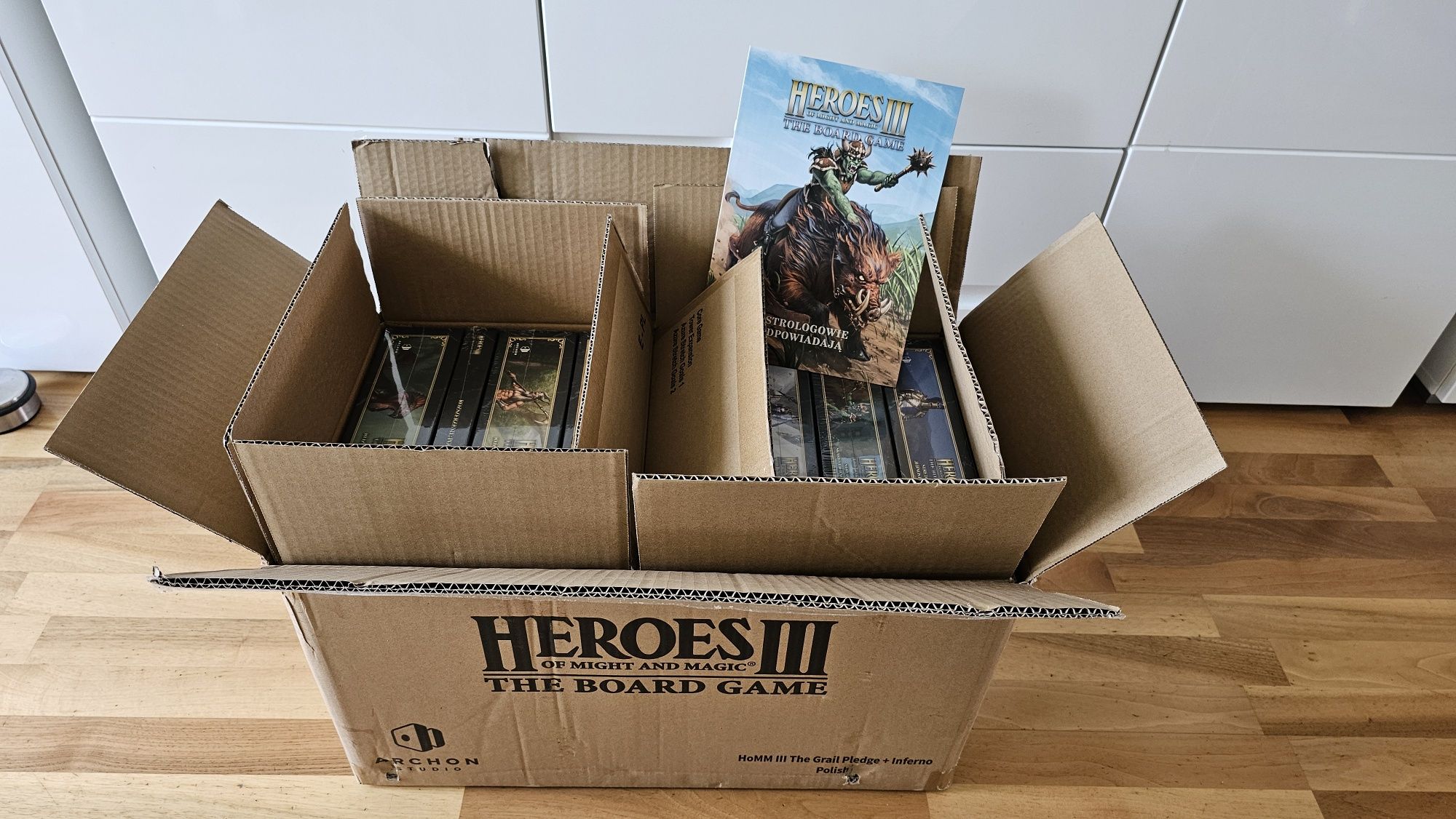 Heroes 3 Board Game Grail Pledge + Inferno PL