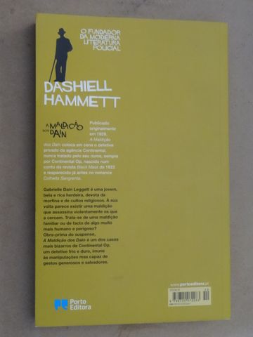 A Maldição dos Dain de Dashiell Hammett - 1ª Edição