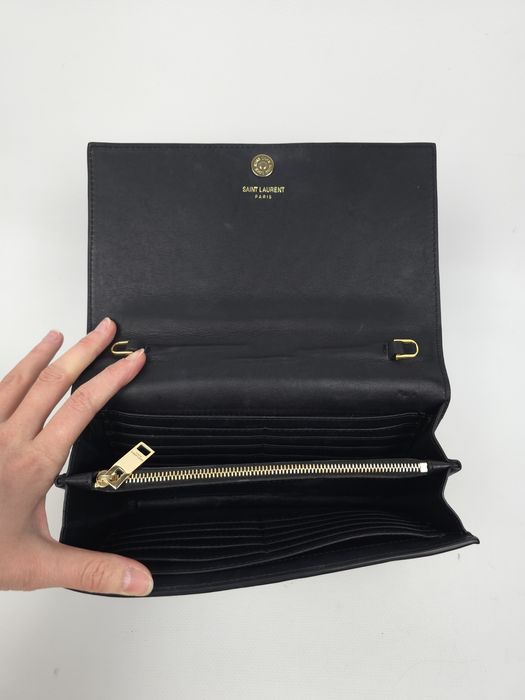 Skórzana torebka na ramię Saint Laurent