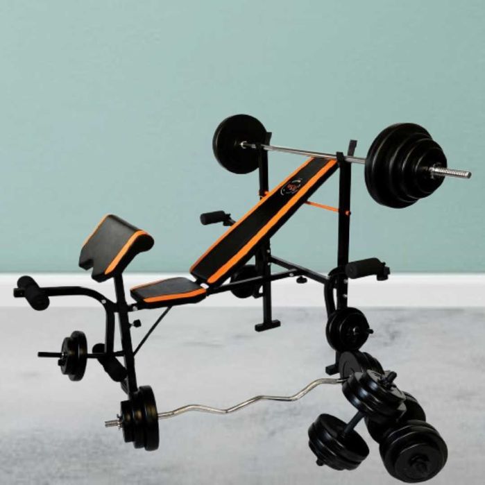 Скамья для жима WCG 0055 + Приставка Скотта