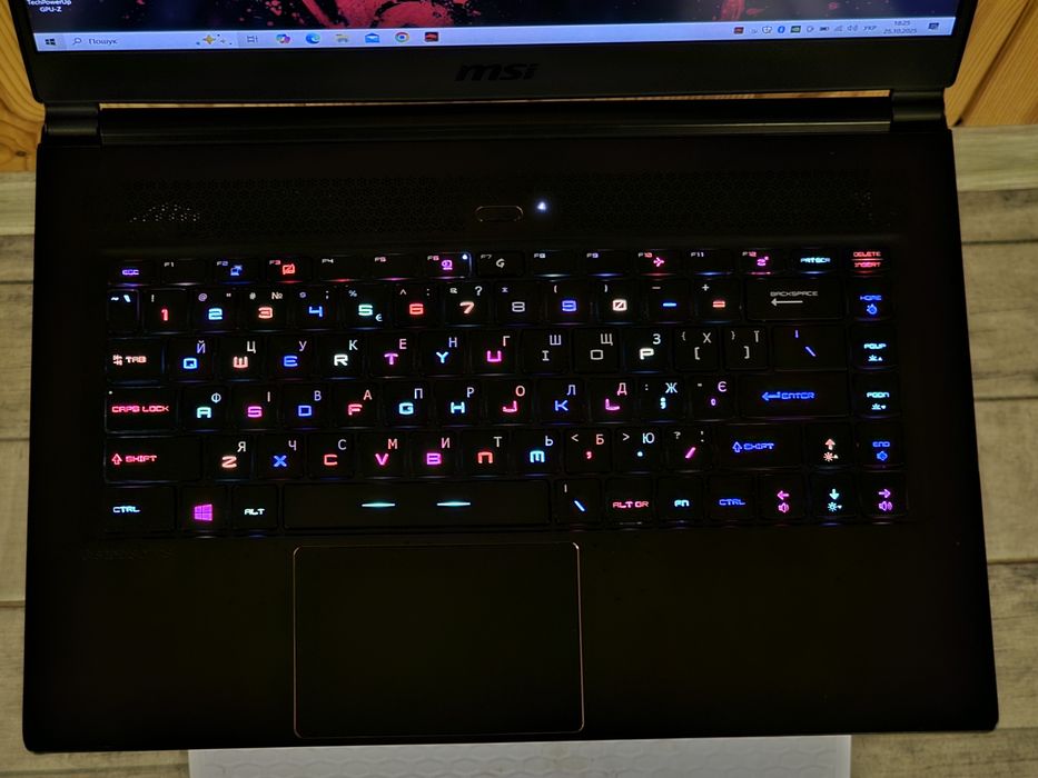 MSI 15.6" 144Hz/i7 8750H/GTX 1070 8GB/RAM 16GB/SSD 1000GB