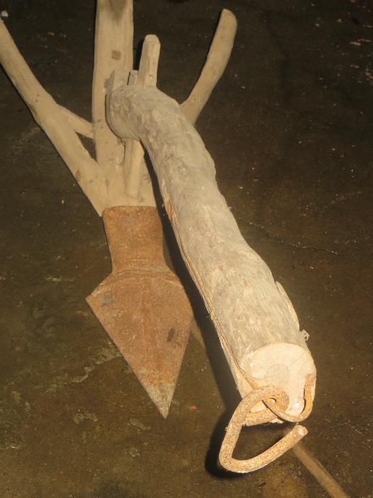 charrua de bois de madeira bico em ferro novo