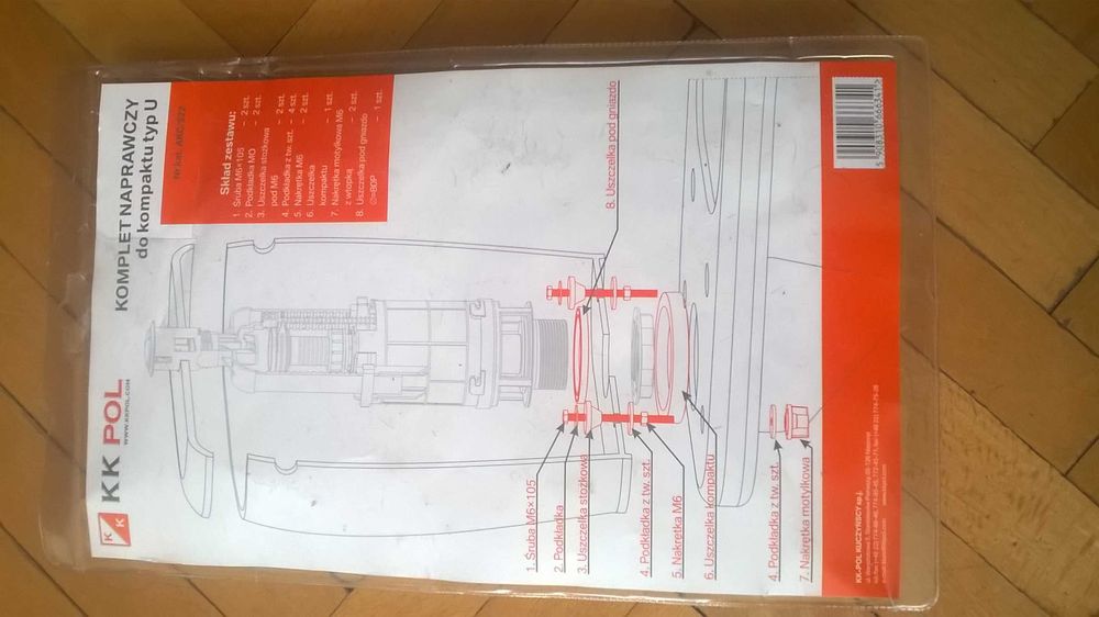 KK-POL Komplet naprawczy do kompaktu TYPU U